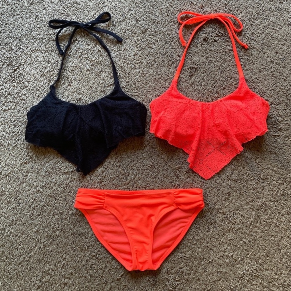Xhilaration Crochet Bikini Set Size XS